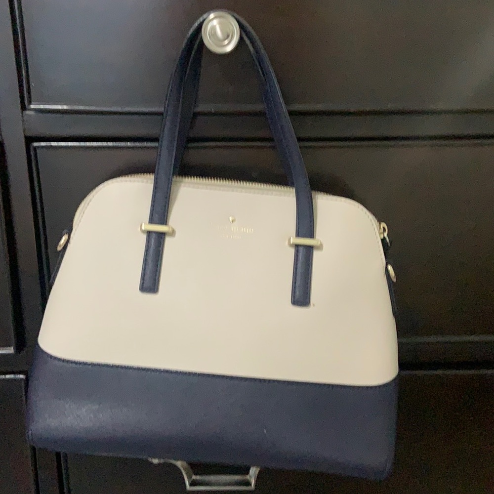 Kate Spade blue and beige purse
